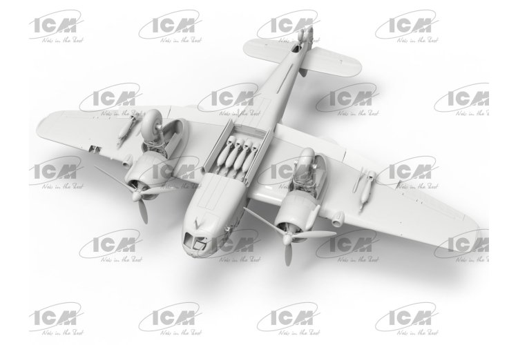 1:48 ICM 48314 Bristol Beaufort Mk.I - Bombing raid - Propeller Vliegtuig - Icm48314 5 - ICM48314