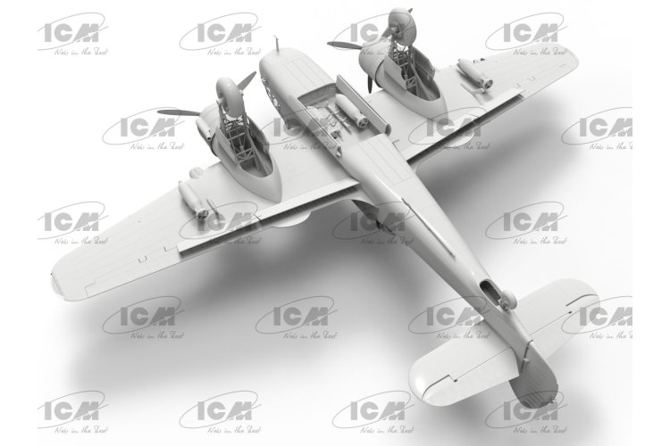 1:48 ICM 48314 Bristol Beaufort Mk.I - Bombing raid - Propeller Vliegtuig - Icm48314 6 - ICM48314