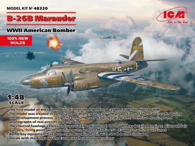 1:48 ICM 48320 B-26B Marauder - WWII American Bomber - Icm48320 1 - ICM48320