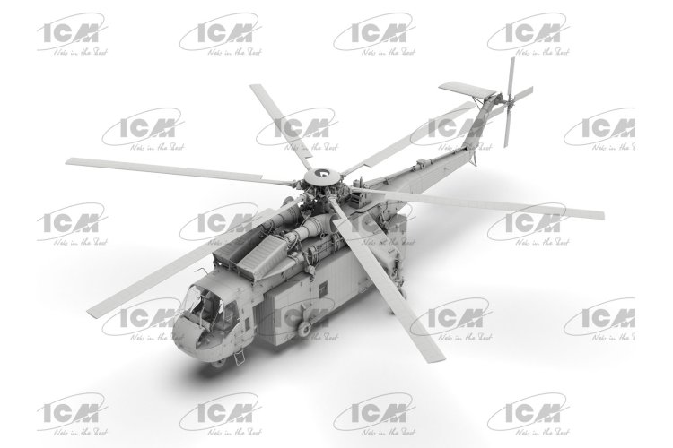 1:35 ICM 53057 Sikorsky CH-54A Tarhe Skycrane Helicopter with Universal Military Pod - Icm53057 2 - ICM53057