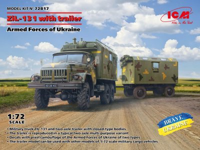 1:72 ICM 72817 ZiL-131 with Trailer - Armed Forces of Ukraine - Icm72817 1 - ICM72817