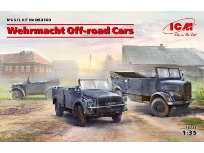 1:35 ICM DS3503 Wehrmacht Off-road Cars - Icmds3503front - ICMDS3503