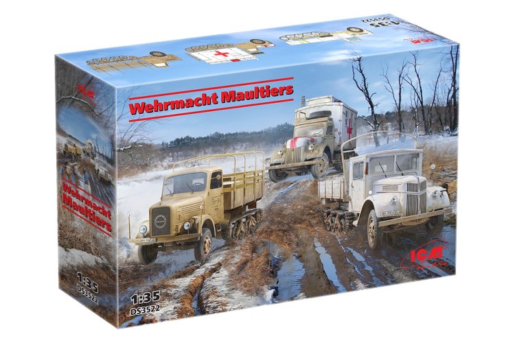 1:35 ICM DS3522 German Wehrmacht Maultiers - 3 Trucks - Icmds3522 2 - ICMDS3522