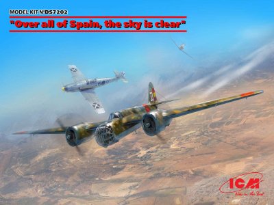 1:72 ICM DS7202 Over all of Spain, the sky is clear - Messerschmitt + Katiushka - Icmds7202 icm - ICMDS7202