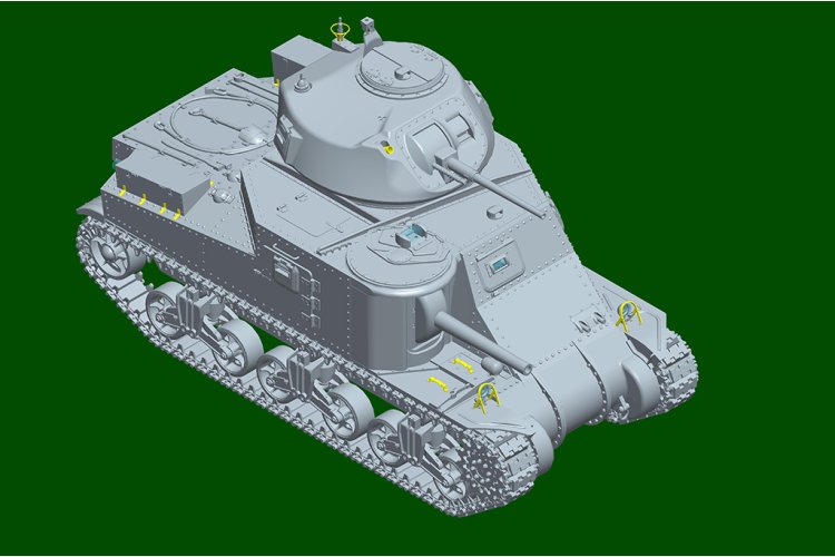 1:35 I Love Kit 63520 M3 Grant Medium Tank - Ilo635205 - TRUILO63520