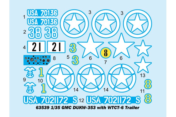 1:35 I Love Kit 63539 GMC DUKW-353 with WTCT-6 Trailer - Ilo63539 3 - TRUILO63539