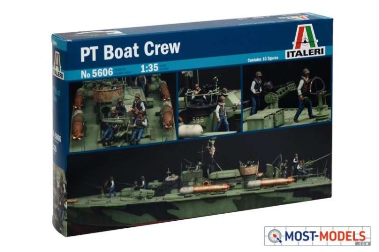 1:35 Italeri 5606 PT Boat Crew - 10 Figures - It6a5606 1 - ITA5606