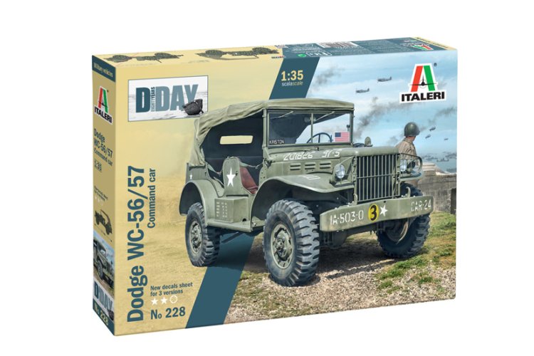 1:35 Italeri 0228 Dodge WC-56/57 Command Car - Ita0228 3 - ITA0228