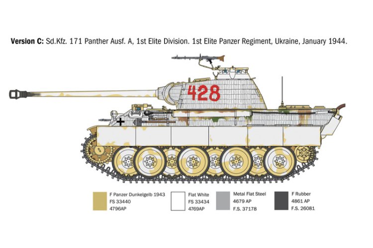 1:35 Italeri 0270 SD.KFZ. 171 Panther Ausf. A - Ita0270 3 - ITA0270