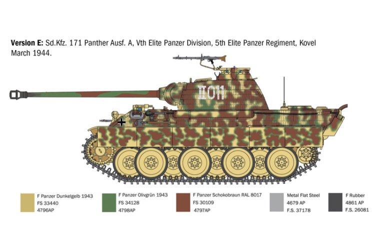 1:35 Italeri 0270 SD.KFZ. 171 Panther Ausf. A - Ita0270 6 - ITA0270