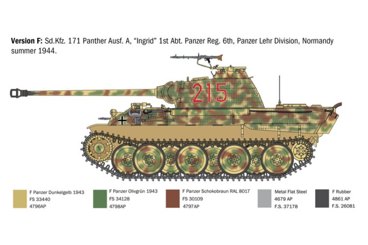 1:35 Italeri 0270 SD.KFZ. 171 Panther Ausf. A - Ita0270 7 - ITA0270