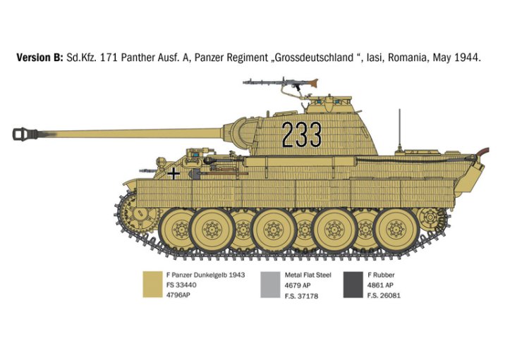 1:35 Italeri 0270 SD.KFZ. 171 Panther Ausf. A - Ita02710 2 - ITA0270