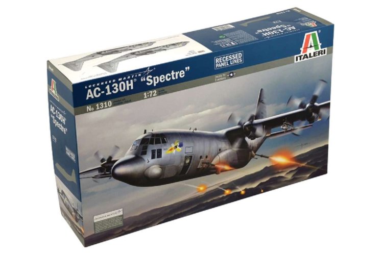 1:72 Italeri 1310 AC-130H Spectre Plane - Ita1310 box - ITA1310