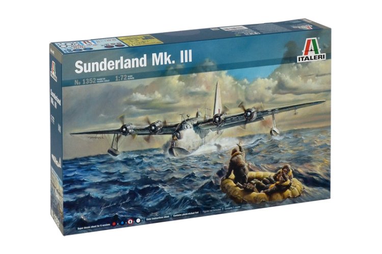 1:72 Italeri 1352 Sunderland Mk.III Propeller Aircraft - Ita1352 1 - ITA1352