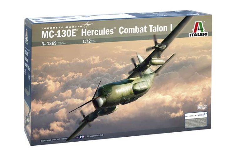 1:72 Italeri 1369 MC-130E Hercules Combat Talon I Plane - Ita1369 1 - ITA1369