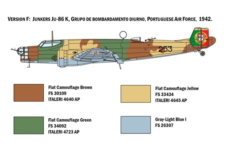 1:72 Italeri 1391 JU 86 E1/E2 Plane - Ita1391 7 - ITA1391