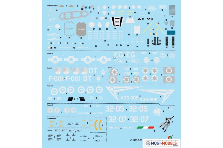 1:72 Italeri 1409 F-35 A Lightning II CTOL version - Ita1409 3 - ITA1409