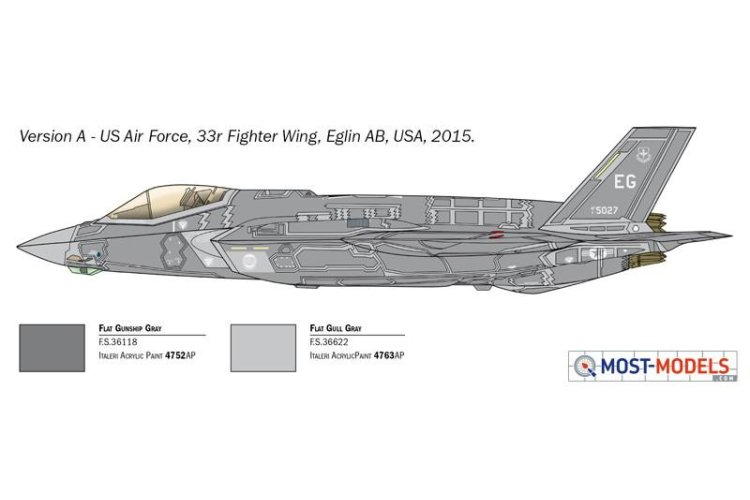 1:72 Italeri 1409 F-35 A Lightning II CTOL version - Ita1409 4 - ITA1409