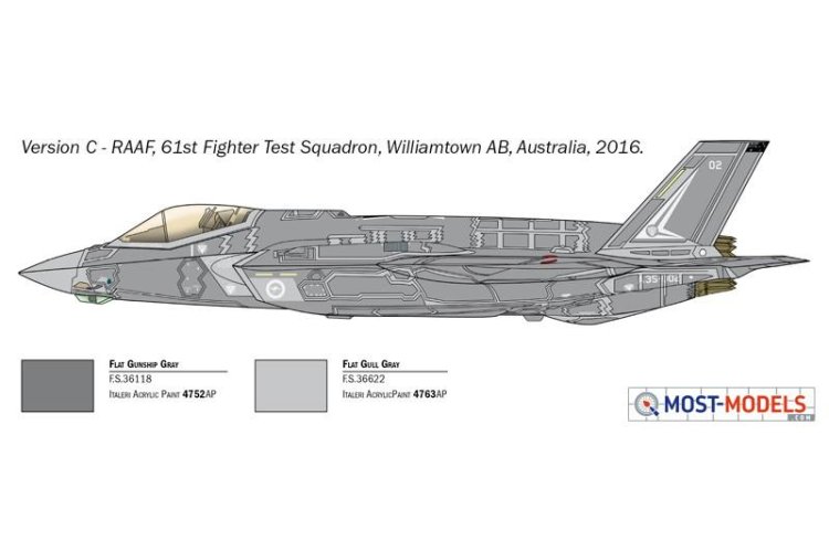 1:72 Italeri 1409 F-35 A Lightning II CTOL version - Ita1409 6 - ITA1409