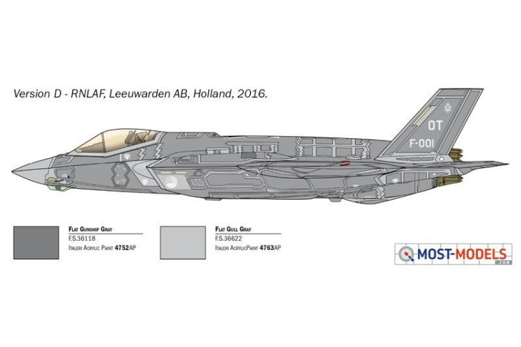 1:72 Italeri 1409 F-35 A Lightning II CTOL version - Ita1409 7 - ITA1409