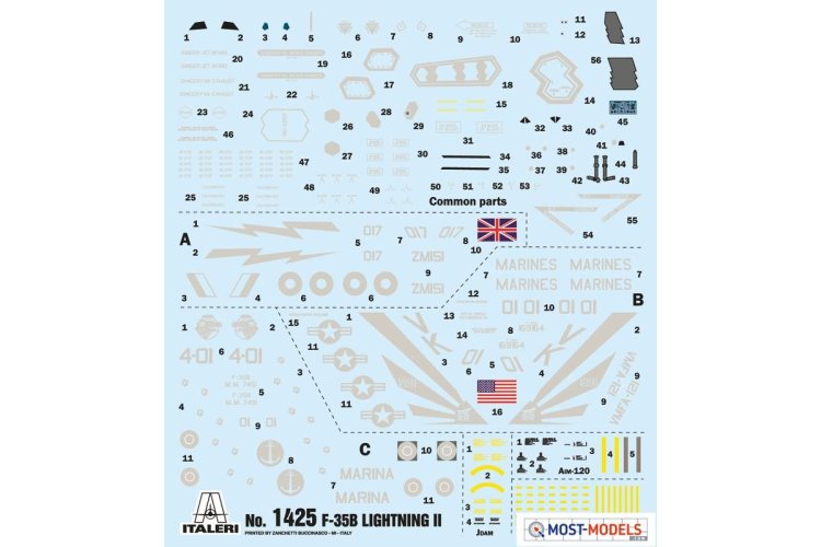 1:72 Italeri 1425 F-35 B Lightning II STOVL version - Ita1425 2 - ITA1425