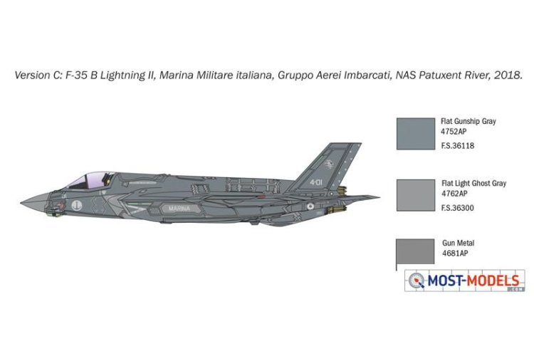 1:72 Italeri 1425 F-35 B Lightning II STOVL version - Ita1425 5 - ITA1425