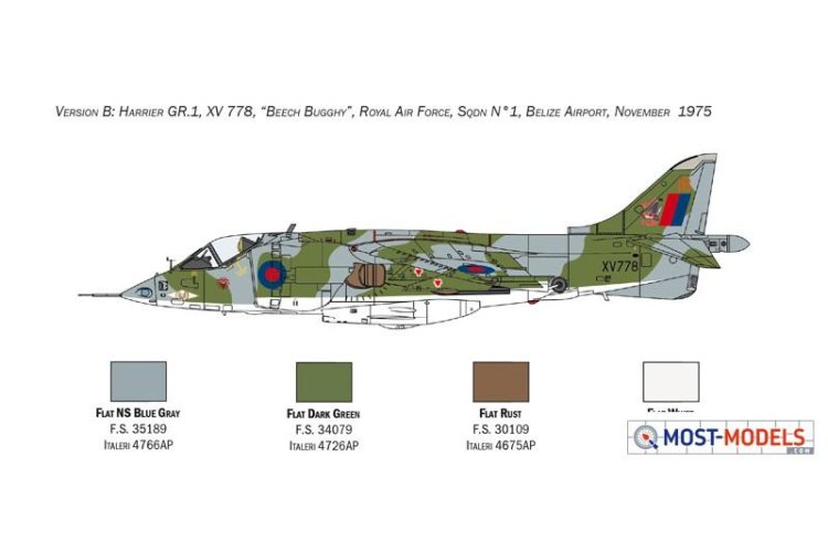 1:72 Italeri 1435 HARRIER GR.1 Transatlantic Air Race 50th Ann. - Ita1435 5 - ITA1435