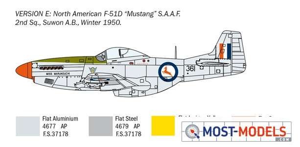 1:72 Italeri 1452 North American F-51D Mustang Korean War - Ita1452 6 - ITA1452