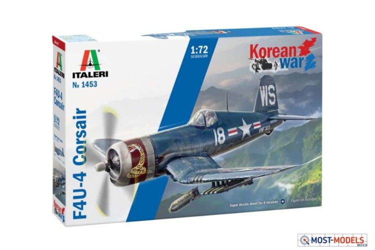 1:72 Italeri 1453 F4U-4 Corsair - Korean War - Plane - Ita1453 corsair 1 - ITA1453