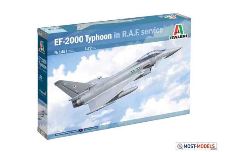 1:72 Italeri 1457 EF-2000 Typhoon In R.A.F. Service Plane - Ita1457 typhoon italeri 1 - ITA1457