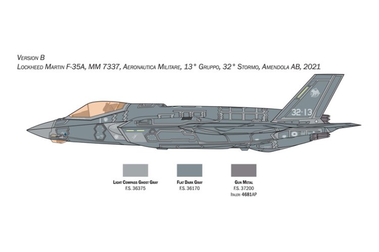 1:72 Italeri 1464 F-35A Lightning II - Beast Mode - Ita1464 10 - ITA1464