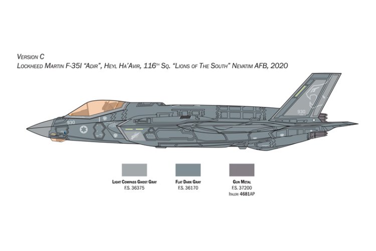 1:72 Italeri 1464 F-35A Lightning II - Beast Mode - Ita1464 2 - ITA1464