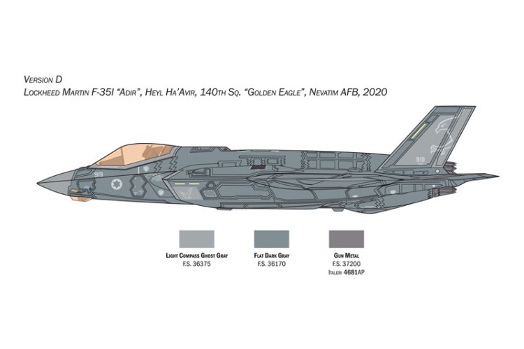 1:72 Italeri 1464 F-35A Lightning II - Beast Mode - Ita1464 3 - ITA1464