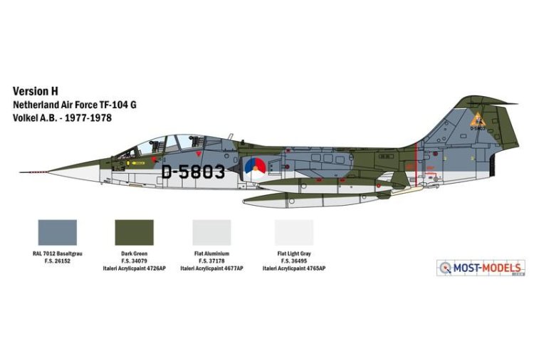 1:32 Italeri 2509 TF-104 G Starfighter (NL Decals) - Ita2509 10 1 - ITA2509