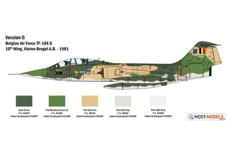 1:32 Italeri 2509 TF-104 G Starfighter (NL Decals) - Ita2509 10 - ITA2509