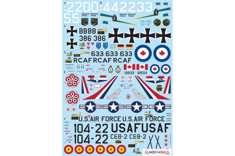 1:32 Italeri 2509 TF-104 G Starfighter (NL Decals) - Ita2509 2 - ITA2509