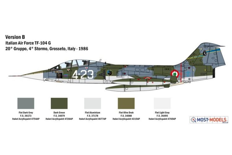 1:32 Italeri 2509 TF-104 G Starfighter (NL Decals) - Ita2509 5 - ITA2509