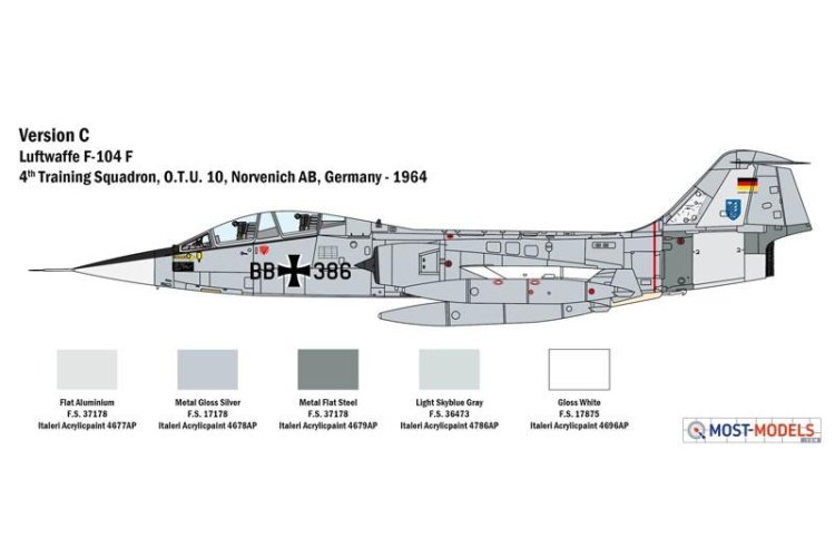 1:32 Italeri 2509 TF-104 G Starfighter (NL Decals) - Ita2509 6 - ITA2509