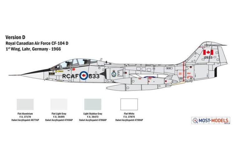 1:32 Italeri 2509 TF-104 G Starfighter (NL Decals) - Ita2509 7 - ITA2509