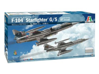 1:32 Italeri 2514 F-104 Starfighter G/S - Upgraded Edition RF version - Ita2514 - ITA2514