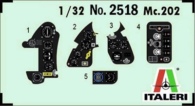 1:32 Italeri 2518 Macchi M.C. 202 Folgore Plane - Ita2518 2 - ITA2518