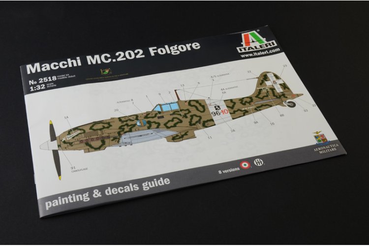 1:32 Italeri 2518 Macchi M.C. 202 Folgore Plane - Ita2518 99 - ITA2518