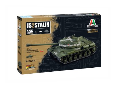 1:56 Italeri 25764 Josef Stalin JS-2 - Tank - Ita25764 1 - ITA25764