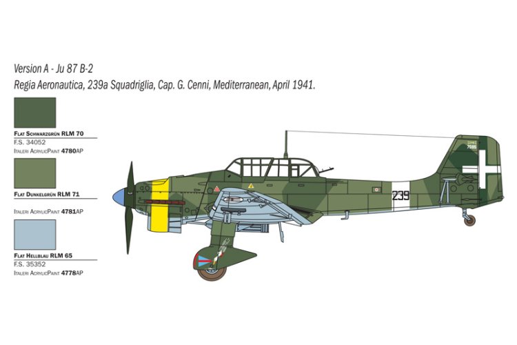 1:48 Italeri 2769 Junkers JU 87 B-2/R-2 Stuka "Picchiatello" - Ita2769 4 - ITA2769