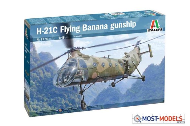 1:48 Italeri 2774 H-21C Flying Banana GunShip - Ita2774 - ITA2774