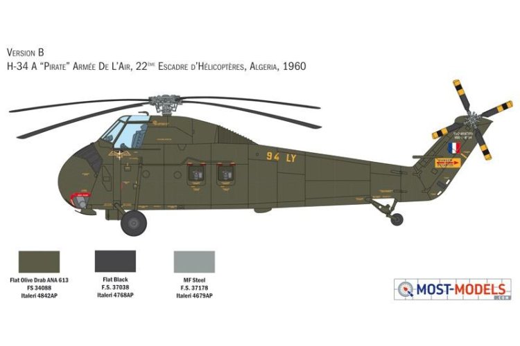 1:48 Italeri 2776 H-34A Pirate / UH-34D U.S. Marines - Ita2776 5 - ITA2776