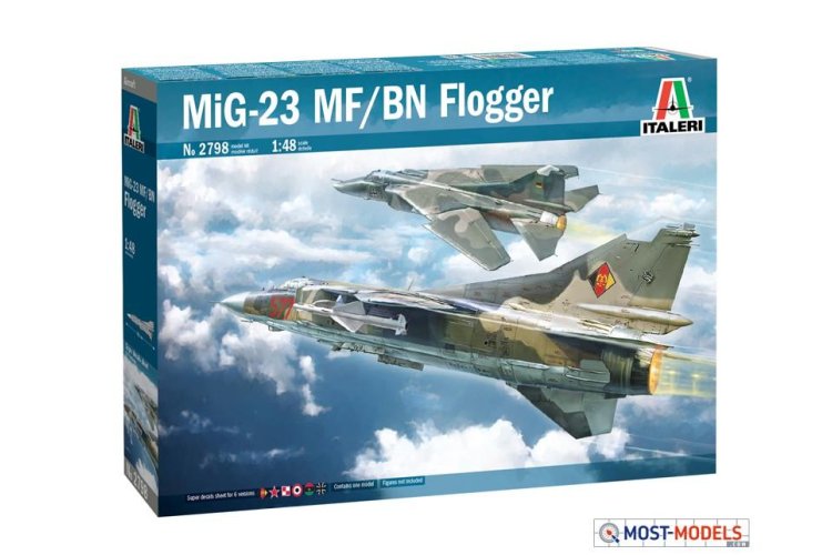 1:48 Italeri 2798 MiG-23 MF/BN Flogger - Ita2798 2 - ITA2798