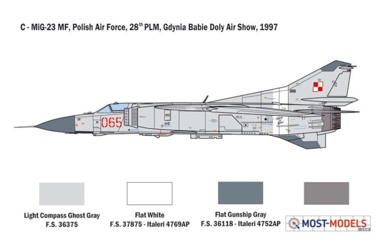 1:48 Italeri 2798 MiG-23 MF/BN Flogger - Ita2798 6 - ITA2798