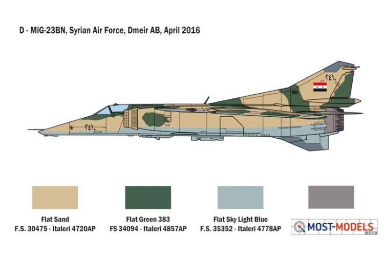 1:48 Italeri 2798 MiG-23 MF/BN Flogger - Ita2798 7 - ITA2798