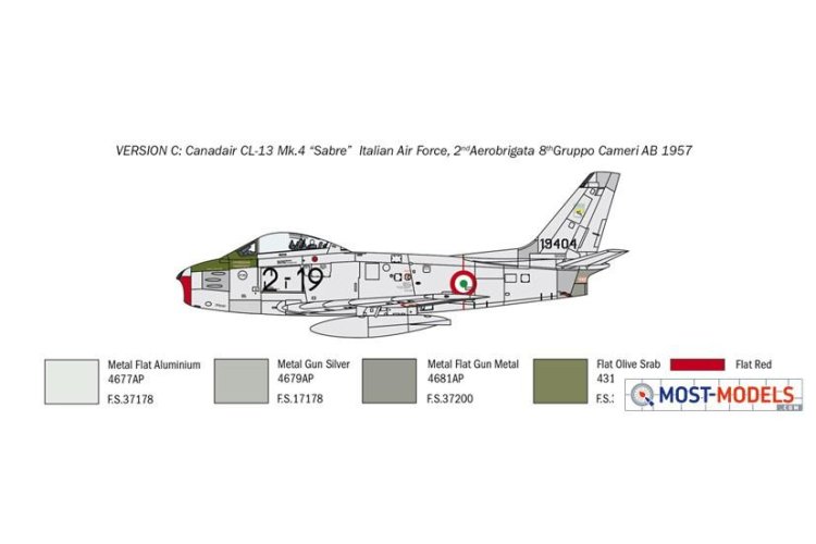 1:48 Italeri 2799  F-86E Sabre - Ita2799 6 - ITA2799